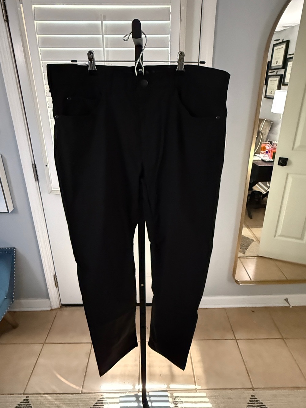 Men's Classic Black Chino Pants